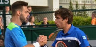 Finalizó la participación de Pablo Cuevas en el Conde de Godo Pablo Cuevas - Marcel Granollers