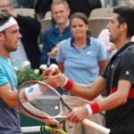Y la fiesta italiana sigue: Cecchinato despachó a Djokovic; Thiem eliminó a Zverev Marco Cecchinato - Novak Djokovic