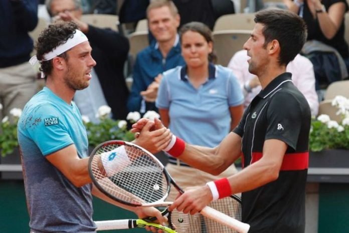 Marco Cecchinato - Novak Djokovic