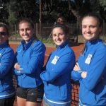 Uruguay debuta ante Cuba este miércoles Virginia Sadi, Isabella Tiscornia, Florencia Rossi y Fernanda Secinaro.