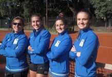 Uruguay debuta ante Cuba este miércoles Virginia Sadi, Isabella Tiscornia, Florencia Rossi y Fernanda Secinaro.