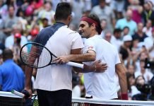 US Open: Federer dicta clase a Kyrgios, Djokovic avanza y Cilic remonta un épico partido Nick Kyrgios - Roger Federer