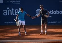 Guido Pella a cuartos de final, Andreozzi y Delien eliminados; cayeron los tenistas celestes en dobles Bebu Cuevas y Dellien