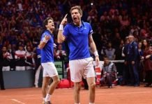 Francia gana el dobles y respira después de las derrotas de ayer Francia gana el dobles ante Croacia