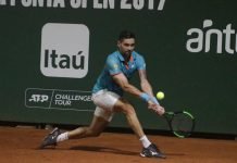 Afuera el último campeón del Punta Open; Martín Cuevas a octavos en dobles Guido Andreozzi