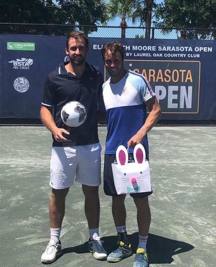 Martín Cuevas campeón de dobles en Sarasota
