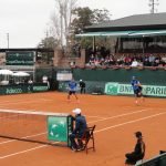 Está el equipo de la Copa Davis Copa Davis en el Carrasco Lawn Tennis Club