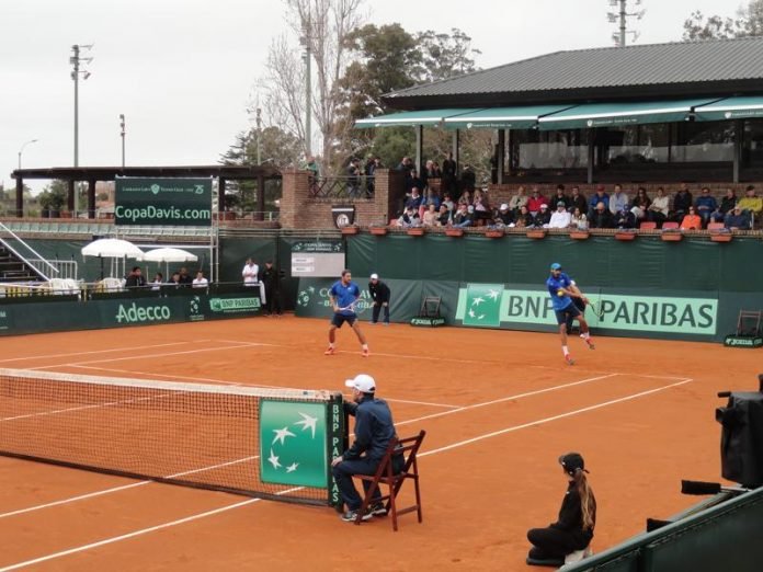 Copa Davis en el Carrasco Lawn Tennis Club