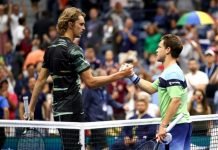 Un «peque» gigante eliminó a Zverev; ganaron Berrettini y Monfils; en el cierre Nadal dió catedra Alexander Zverev - Diego Schartzman