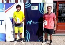 Juan Martín Fumeaux campeón en singles y dobles en la Copa El Sauce Juan Martín Fumeaux y Martín Paredes