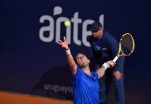 Delbonis, Seyboth, Munar y la revelación, Cerúndolo semifinalistas del Uruguay Open F. Delbonis Foto Gastón Montero