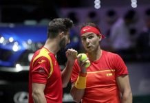 Argentina ante España por los cuartos de final de Copa Davis; Serbia, Gran Bretaña y Alemania clasificaron Granollers - Nadal