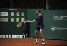Martín Cuevas eliminado del Punta Open; Cecchinato, Martin, Giannessi y Monteiro avanzaron Martín Cuevas