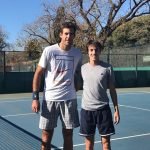 Ignacio Carou con Juan Martín del Potro