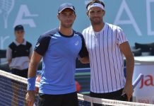 Dimitrov y Coric con Coronavirus Dimitrov - Coric