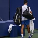 Con la descalificación de Djokovic en octavos de final y algunas sorpresas, se va la primer semana del US Open Novak Djokovic