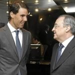 Nadal inauguraría el nuevo Bernabeu Rafael Nadal - Florentino Pérez