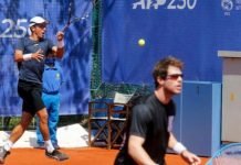 Ariel Behar y Gonzalo Escobar en la final del ATP de Belgrado Gonzalo Escobar - Ariel Behar