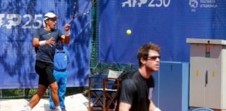 Ariel Behar y Gonzalo Escobar en la final del ATP de Belgrado Gonzalo Escobar - Ariel Behar