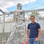 Se inauguró estatua de Nadal en Roland Garros Estatua de Nadal en Roland Garros