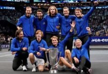 Europa apabulla a Resto del Mundo Laver Cup equipo Europa