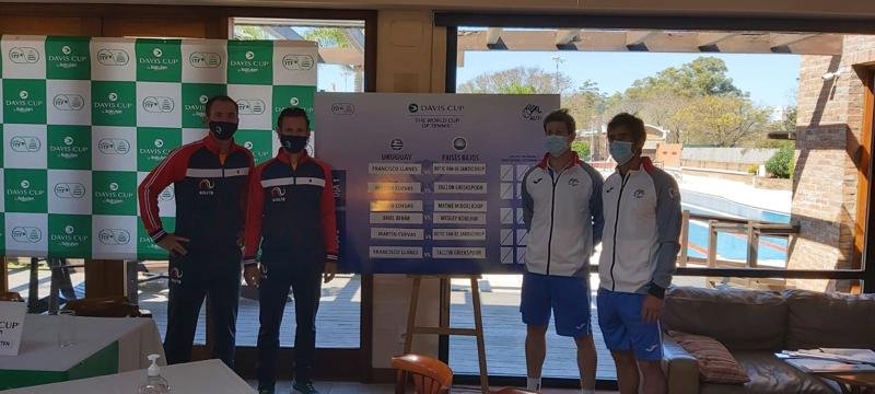 Sorteo Copa Davis Uruguay vs Países Bajos