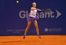 Semifinales del MVD Open Emiliana Arango Foto Gastón Montero