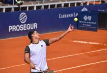 Lista de jugadores del Uruguay open 2022 Federico Coria - Foto Gastón Montero