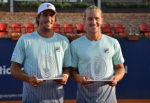 Delien y Londero finalistas; Meligeni y Matos Campeones en dobles del Uruguay Open Meligeni - Matos - Foto Gabriela Oxilia