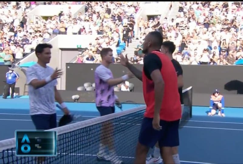 Gonzalo Escobar, Ariel Behar, Thanasi Kokkinakis y Nick Kyrgios