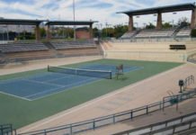 Uruguay contra Nueva Zelanda en Las Vegas Darling Tennis Center en Las Vegas