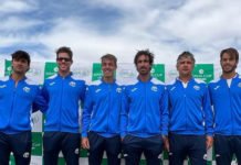 Abre Carou por la Davis ante Nueva Zelanda Equipo de Uruguay de Copa Davis