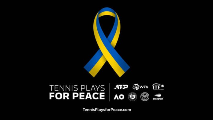 TENNIS PLAYS FOR PEACE