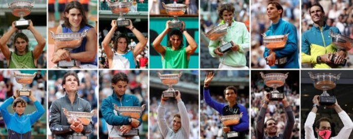 14 Roland Garros para Rafa Nadal