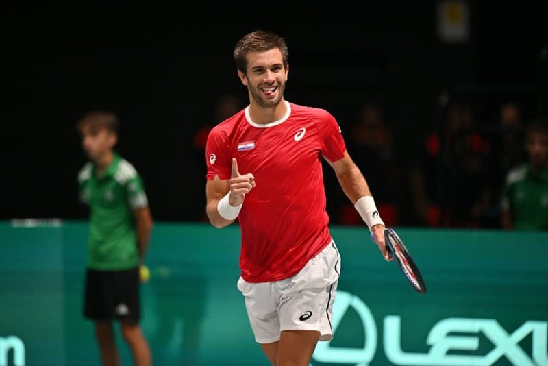 Croacia supera a Suecia y deja a Argentina con chances; Australia y EE.UU. suman victorias Berna Coric Foto: Copa Davis