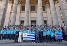 Uruguayos a los Juegos Sudamericanos Delegación uruguaya