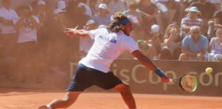 Interesantes partidos en los Grupos 1 y 2 de la zona mundial de Copa Davis Stefanos Tsitsipas