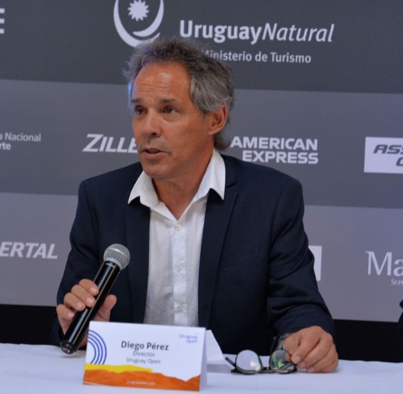 Dos uruguayos confirmados en el Uruguay open Diego Pérez Director del Uruguay open