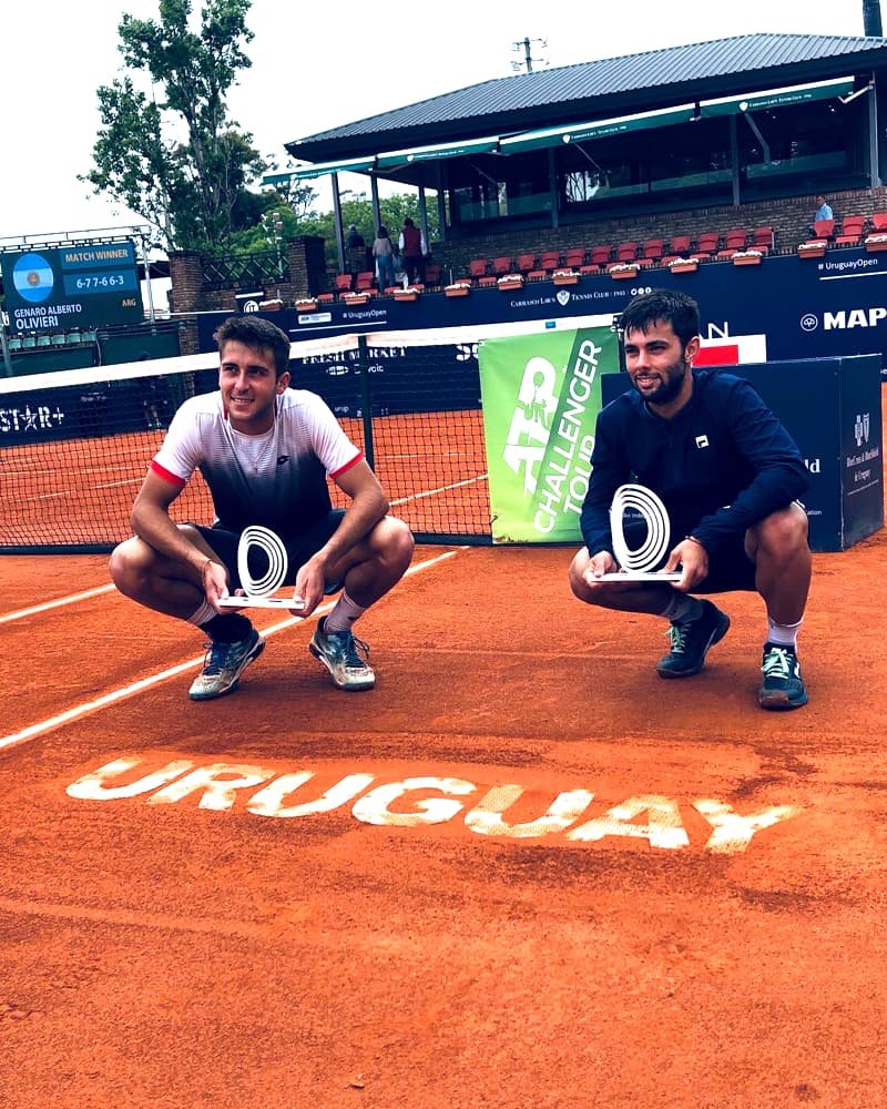 Olivieri ganó el Uruguay Open Genaro Olivieri - Tomás Etcheverry