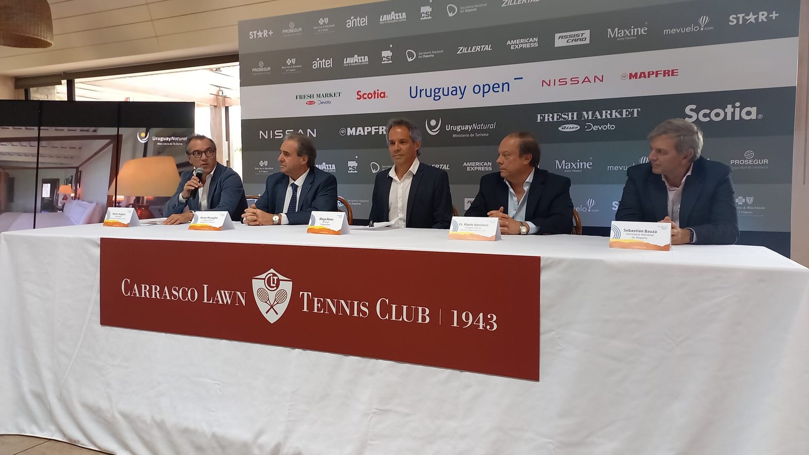 Lanzamiento del Uruguay Open 2022 Lanzamiento del Uruguay open