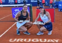 Brasileñas campeonas en dobles del MVD Open Ingrid Gamarra - Luisa Stefani / Foto: Gastón Montero