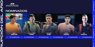 Los nominados a los premios ATP 2022 Premios ATP Foto ATP