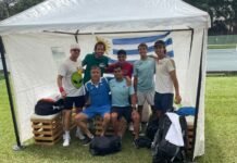 Uruguay prepara la serie en Harare Equipo uruguayo de Copa Davis