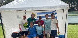 Uruguay prepara la serie en Harare Equipo uruguayo de Copa Davis