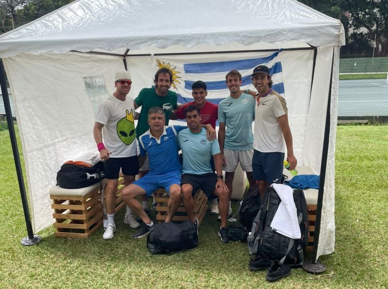 Uruguay prepara la serie en Harare Equipo uruguayo de Copa Davis