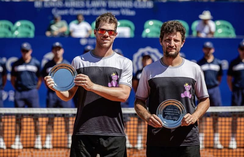 Ariel Behar: «Sacamos los partidos durante el Argentina Open con la personalidad y la química de ambos» Ariel Behar - Nicolás Barrientos