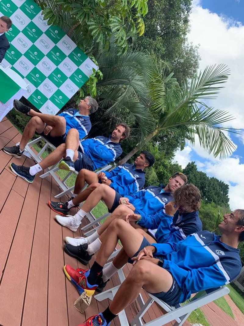 Sorteo Copa Davis Uruguay Zimbabwe