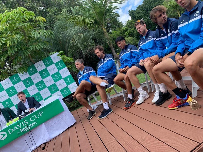 Sorteo Copa Davis Uruguay Zimbabwe