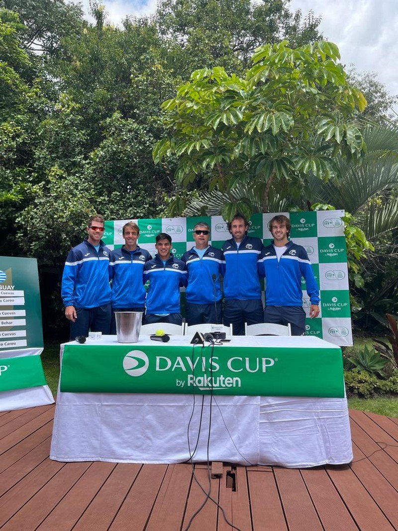 Sorteo Copa Davis Uruguay Zimbabwe