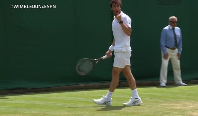 Pablo Cuevas va por la clasificación en Wimbledon Pablo Cuevas